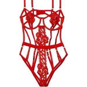 Victoria’s Secret Very Sexy Ouvert Floral Embroidered Teddy